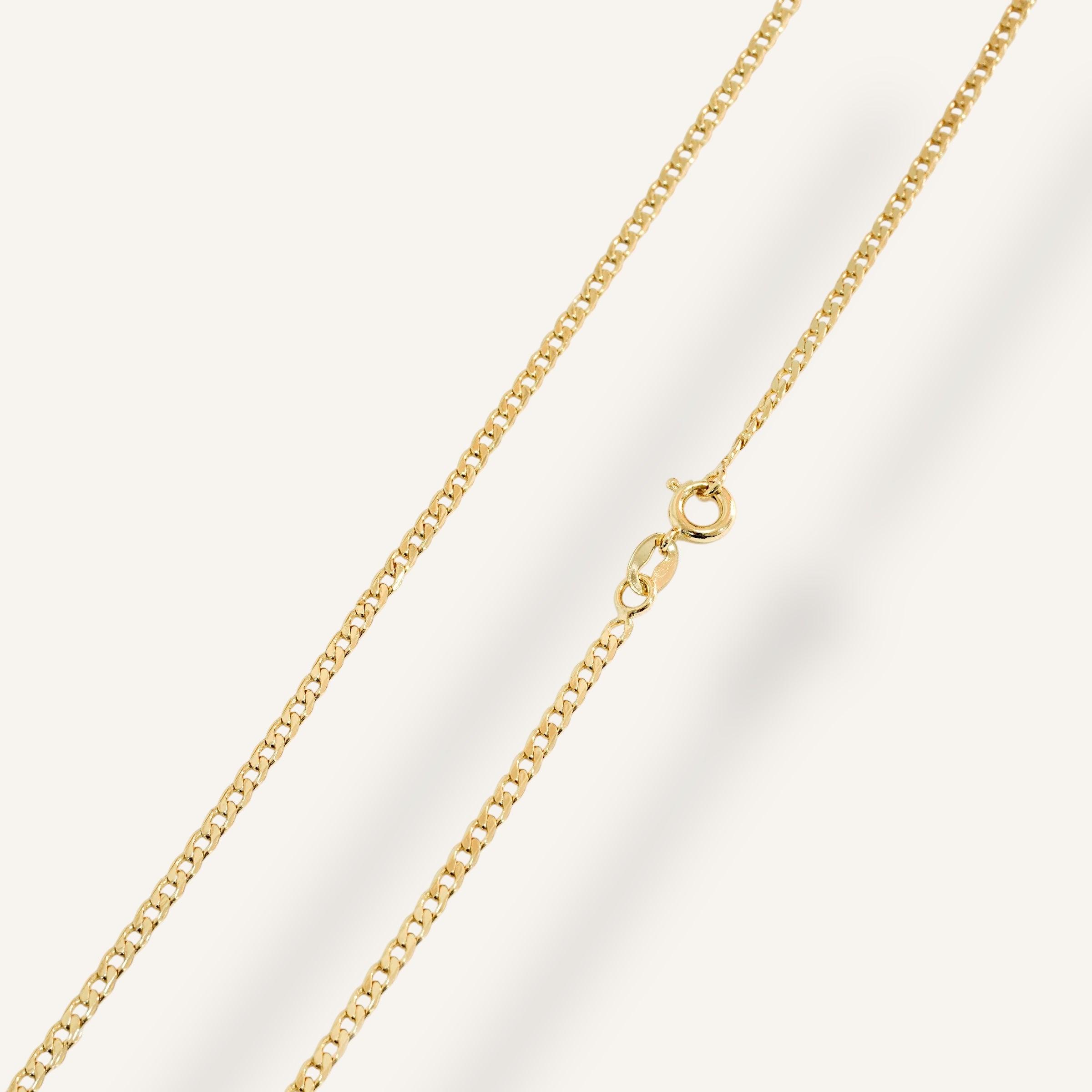 Cadena cubana plana diam 2mm