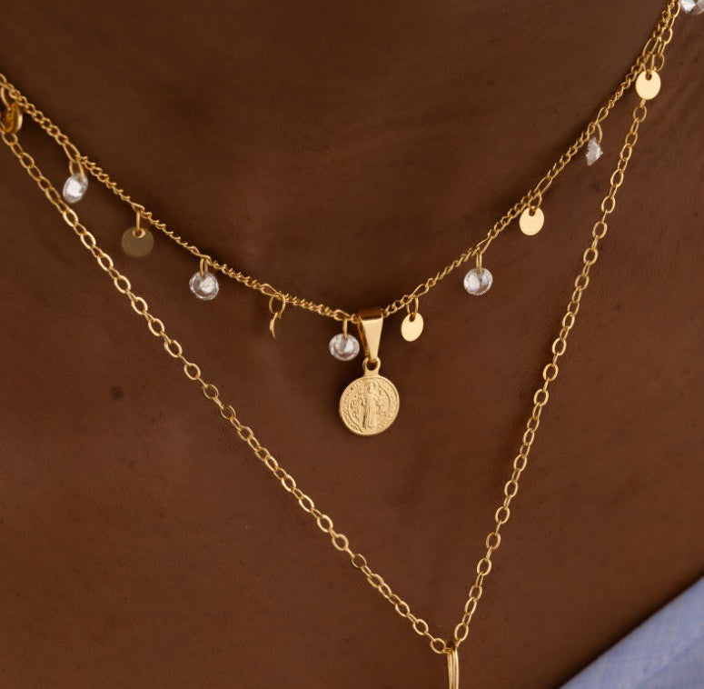 Dije medalla de san Benito