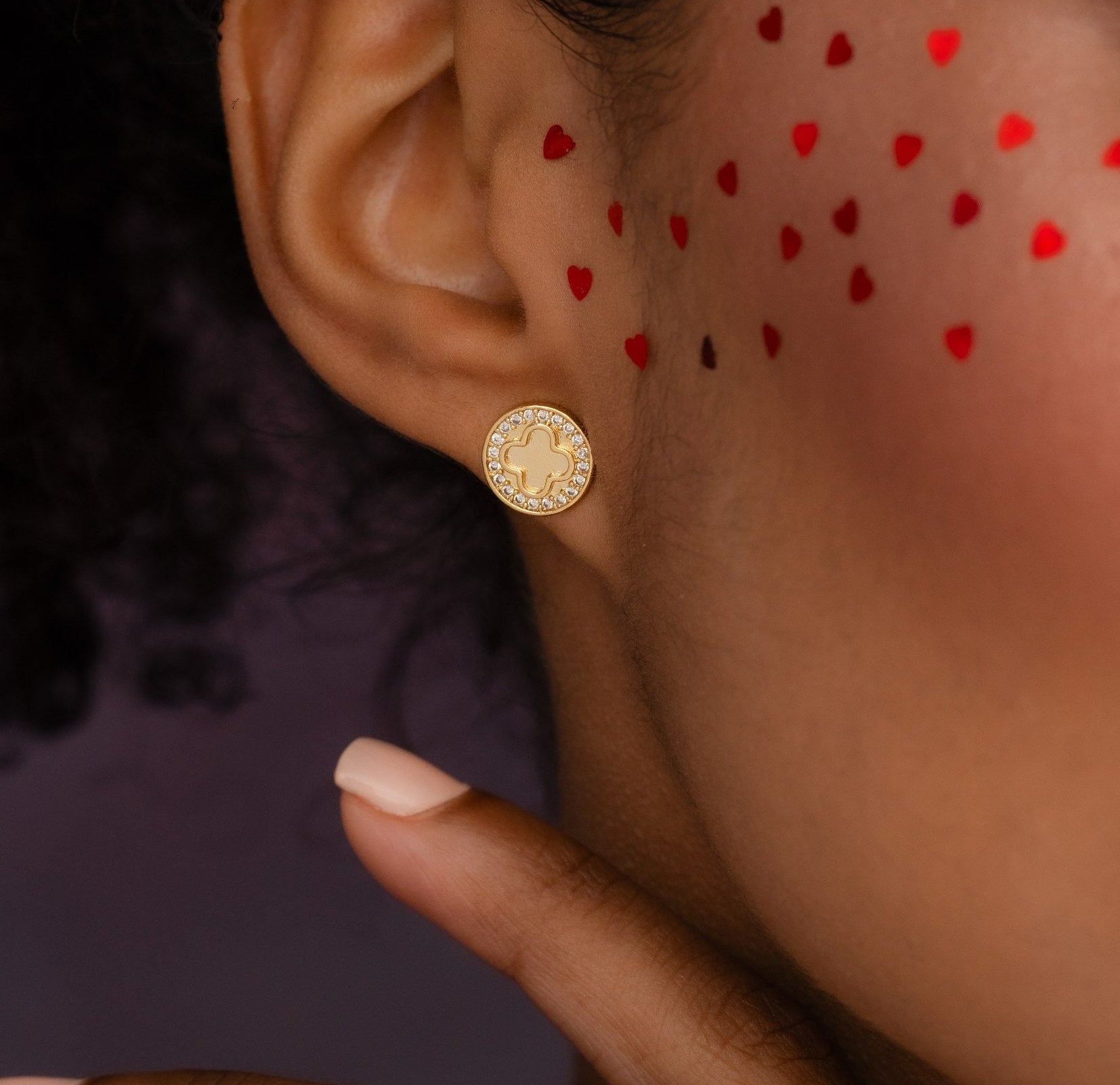 Arete clover redondo silueta 9mm